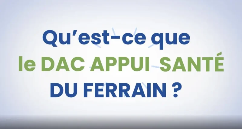 DAC appui sante du ferrain en video